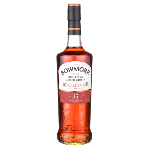Zoom to enlarge the Bowmore Darkest 15 Year Old Islay Old Single Malt Scotch Whisky
