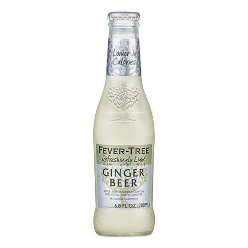 8 Bottles) Fever-Tree Light Ginger Beer, 16.9 fl oz 
