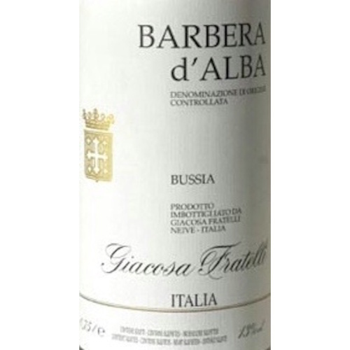 Zoom to enlarge the Giacosa Fratelli Barbera D’alba