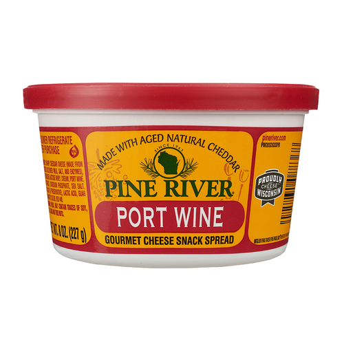 Zoom to enlarge the Pine River Port Wine Cheese Spread