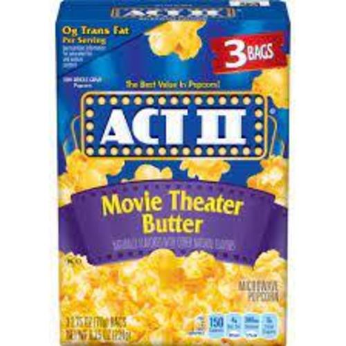 Zoom to enlarge the Act Ii Microwave Movie Theater Butter Popcorn