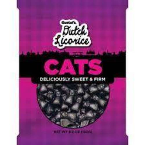 Zoom to enlarge the Gustaf’s Dutch Licorice Cats Candy