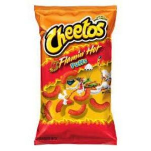 Cheetos Puff Flamin Hot Cheese Snacks