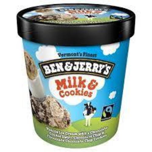 Zoom to enlarge the Ben & Jerry’s Ice Cream • Milk & Cookies