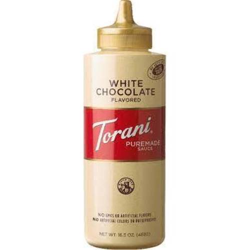 Zoom to enlarge the Torani Chocolate Syrup • White Puremade