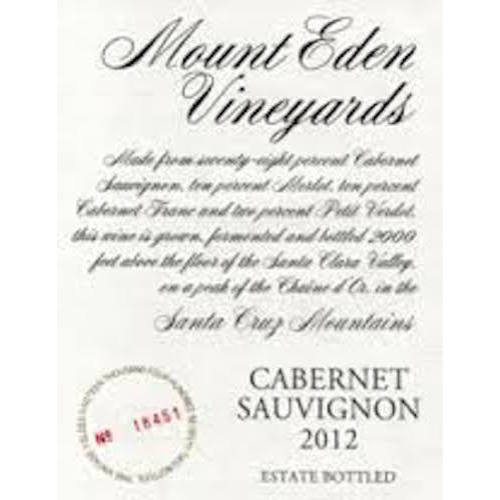 Zoom to enlarge the Mount Eden Estate Cabernet Sauvignon Santa Cruz Mtns