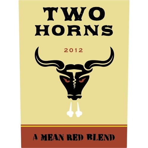 Zoom to enlarge the Two Horns A Mean Rare Red Blend