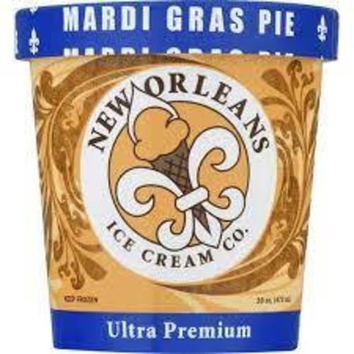 Zoom to enlarge the New Orleans Ice Cream • Mardi Gras Pie