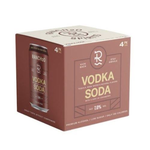 Zoom to enlarge the Ranch2o Cocktails • Vodka Soda 4pk-12oz