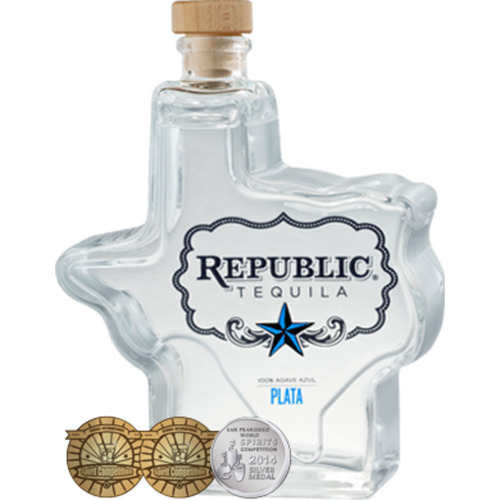 Zoom to enlarge the Republic Tequila • Plata (Plain Bottle)