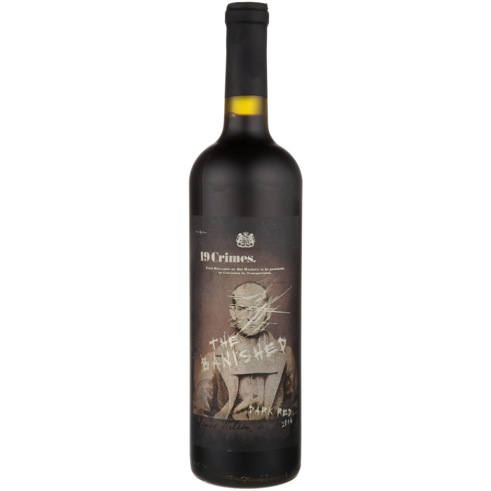 Zoom to enlarge the 19 Crimes The Banished Dark Red Rare Red Blend