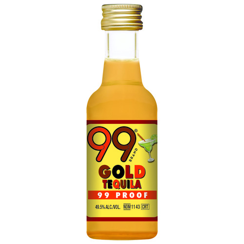 Zoom to enlarge the •99• Gold Tequila • 50ml (Each)