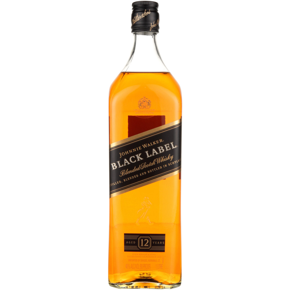 Zoom to enlarge the Johnnie Walker Black Label 12 Year Old Blended Scotch Whisky