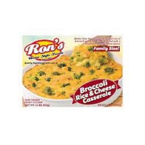 Zoom to enlarge the Ron’s Home Style Frozem Broccoli Rice & Cheese Caserole