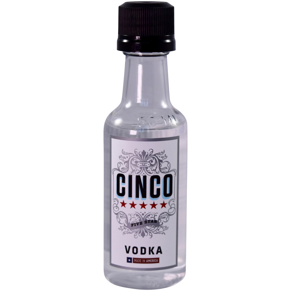 Zoom to enlarge the Cinco Five Star Vodka