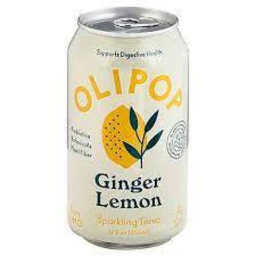 Zoom to enlarge the Olipop Sparkling Prebiotic Ginger Lemon Soda