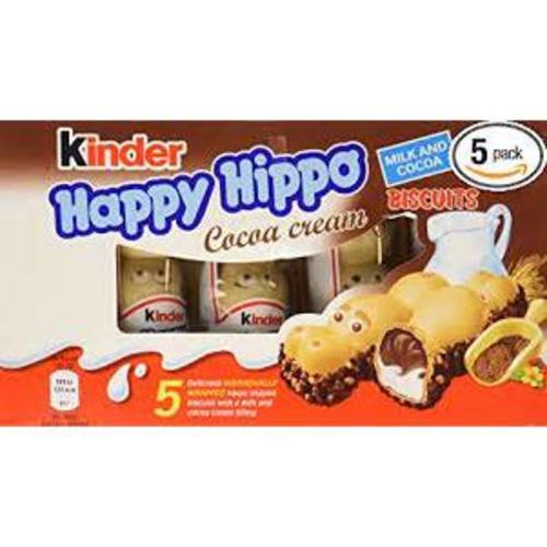 Kinder Happy Hippo Cocoa Biscuits 5 Pc 5567