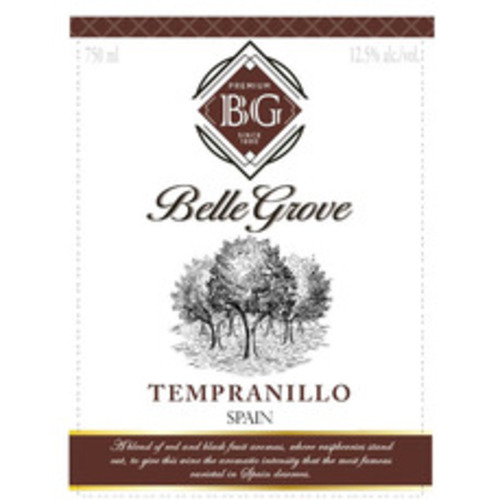 Zoom to enlarge the Belle Grove Tempranillo