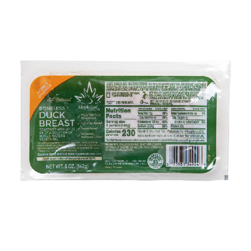 Zoom to enlarge the Meat• Maple Leaf All Natural Honey Orange Boneless Duck Breast 1pk