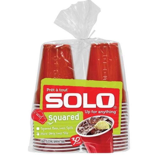 Solo Party Cup • Square 18 oz