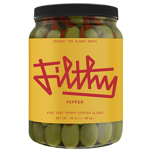 Zoom to enlarge the Filthy Foods • Pepper Stuffed Olive 64 oz