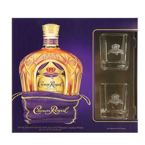 Details about   Crown Royal whiskey glasses x 2 4 embossed crowns 6 oz whisky 