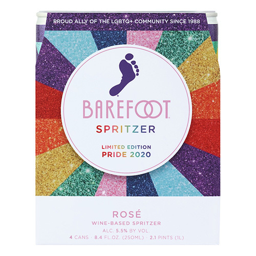 Barefoot Bubbly Champagne 4 ea, Champagne & Sparkling Wines