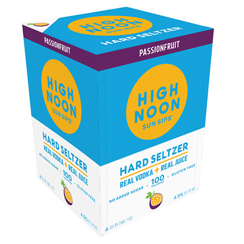 Zoom to enlarge the High Noon Passionfruit Vodka Hard Seltzer 4pk