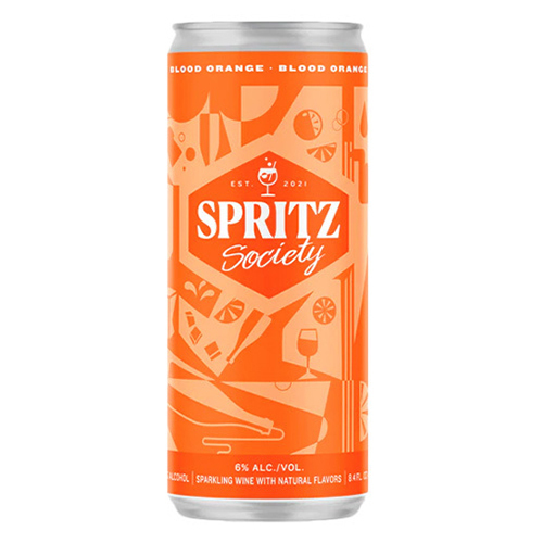 Zoom to enlarge the Spritz Society Blood Orange Sparkling Cocktail 4pk