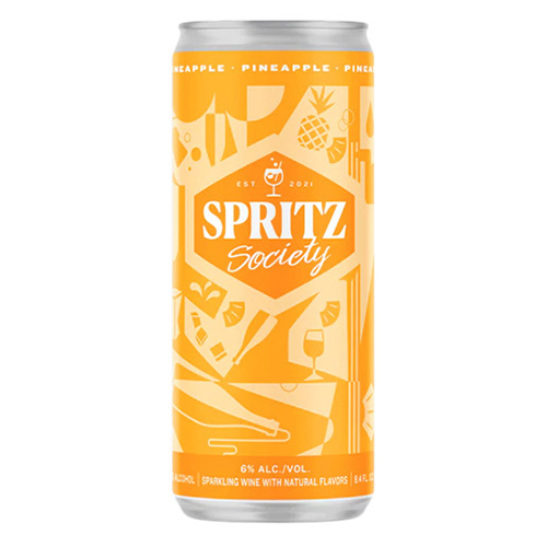 Zoom to enlarge the Spritz Society Pineapple Sparkling Cocktail 4pk