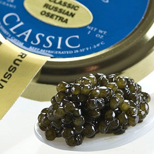 Zoom to enlarge the Caviar &bull; Markys Osetra Russian Malossol 1oz Jar