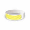 Wrist Bands Stripe Yellow Glow