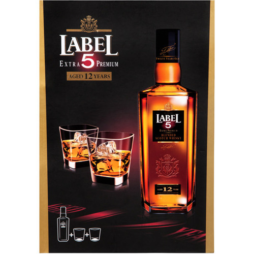 Zoom to enlarge the Label 5 Blended Scotch • 12yr Gift Set