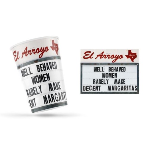 Zoom to enlarge the El Arroyo Paper Cups • Well Behaved 12 oz