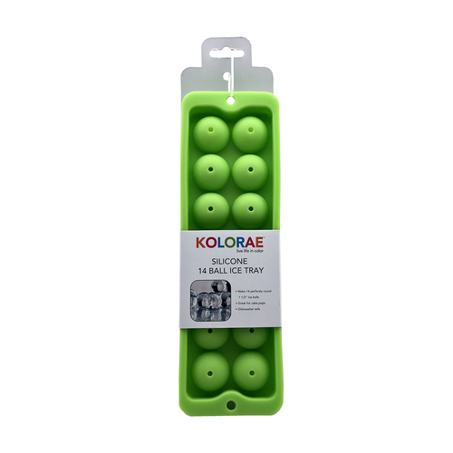 Zoom to enlarge the Blueoco Ice Mold • 14 Spheres Green 1.5″ Diameter