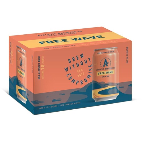 Zoom to enlarge the Athletic Free Wave Na Hazy IPA • 6pk Can