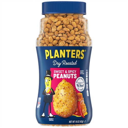 Zoom to enlarge the Planters Nut Sweet & Spicy Peanuts