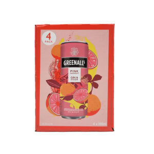 Greenall's Gin & Soda • Pink Grapefruit 4pk-12oz