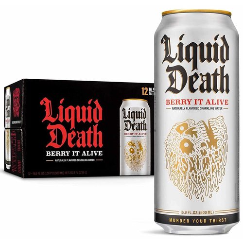 Zoom to enlarge the Liquid Death Water • Sparkling Berry 500 Ml