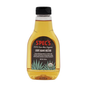 Spec's Organic Light Amber Agave Nectar 100% Pure