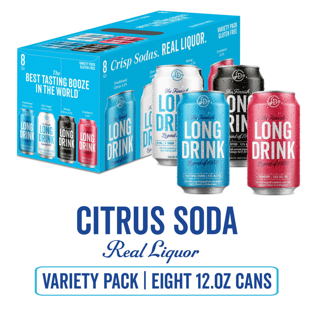 Zoom to enlarge the Long Drink Cocktail • Variety Pack 8pk-12oz