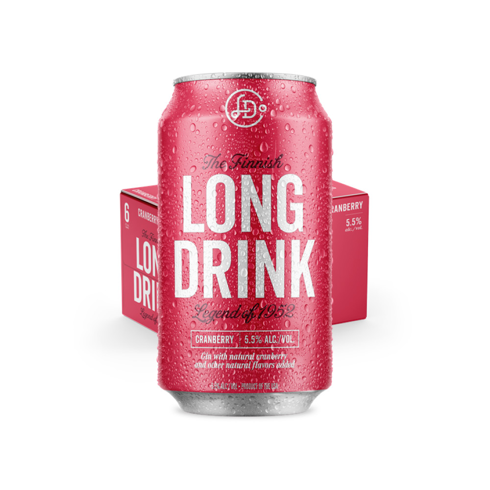 Zoom to enlarge the Long Drink Cocktail • Cranberry 6pk-355ml