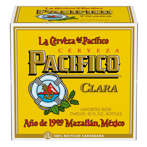 Zoom to enlarge the Pacifico Cerveza • 12pk Bottle