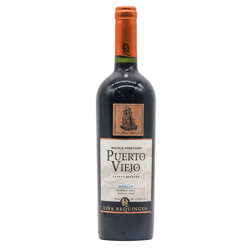 Zoom to enlarge the Vina Requingua Puerto Viejo Reserve Estate Bottled Single Vineyard Merlot
