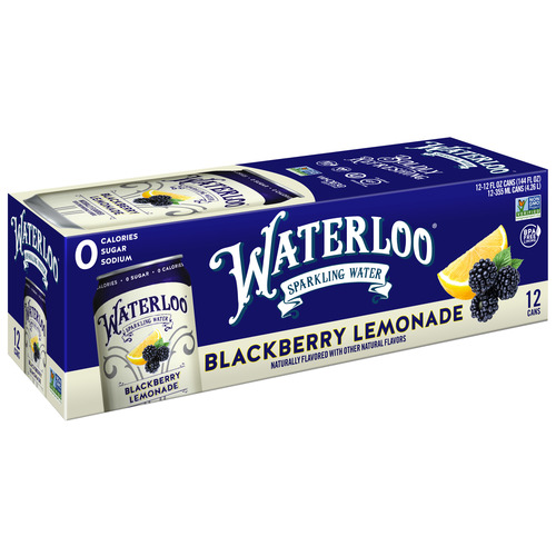 Zoom to enlarge the Waterloo Sparkling Water • Blackberry Lemonade 12oz