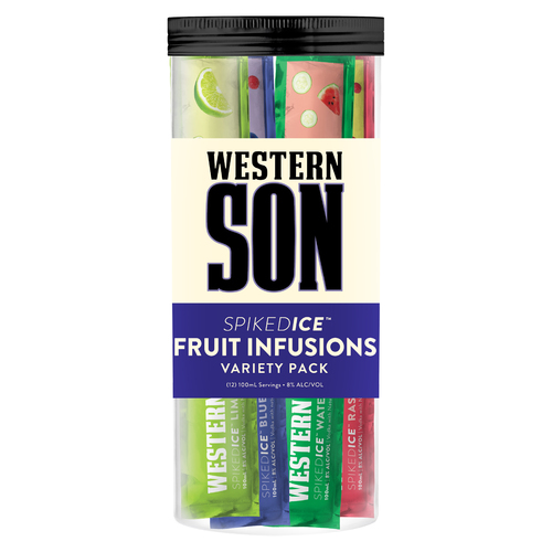 Zoom to enlarge the Western Son • Spiked Ice Fruit Infusions 12pk-100ml