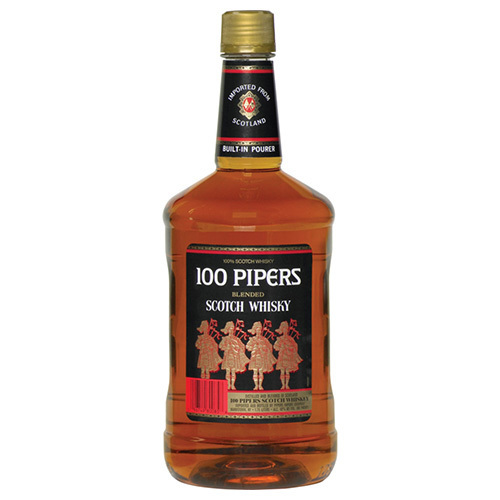 Zoom to enlarge the 100 Pipers Scotch