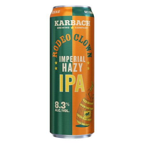 Zoom to enlarge the Karbach Hazy Rodeo Clown Double IPA • 19.2oz Can