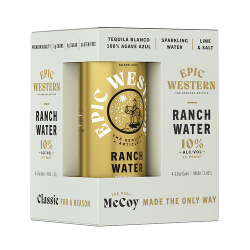 Zoom to enlarge the Epic Western Cocktails • Ranch Water 4pk-12oz