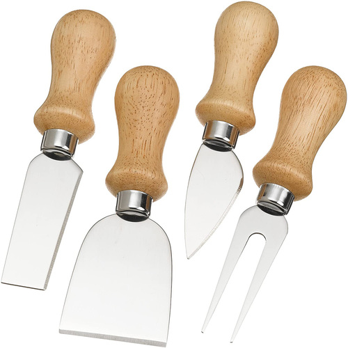 Zoom to enlarge the Froma Wood Handled Cheese Knife & Tool Set Of 4